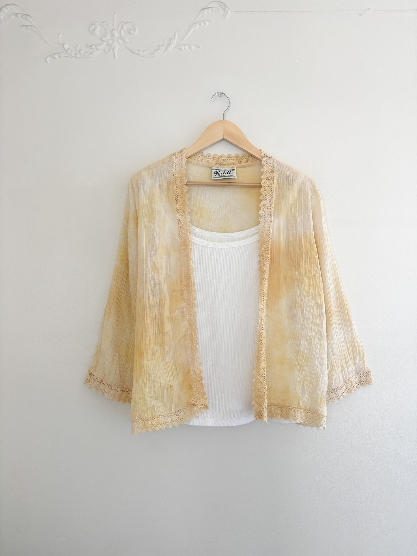 Vinatge Tie Dye Open Duster