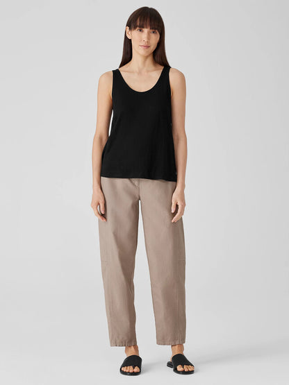 Eileen Fisher Cotton Hemp Stretch Lantern Pants (XL)