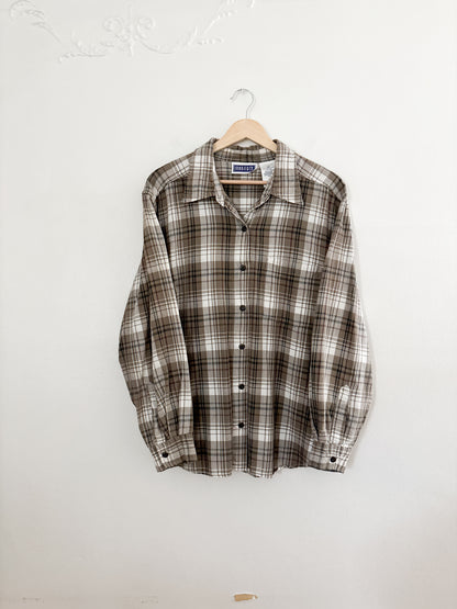 Vintage Plaid Flannel (XXL)