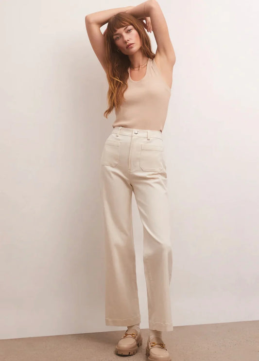 Z Supply Cream Pants (M)