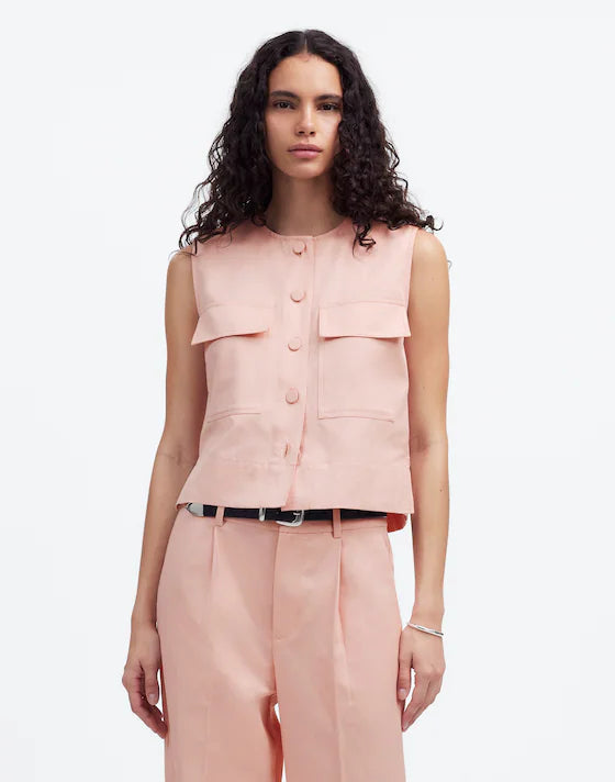 NWT Madewell Crop Cargo Pocket Top (S)