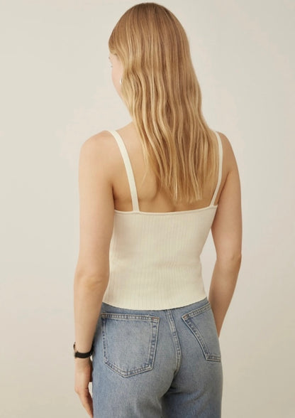 Reformation Ribbed Tank Top