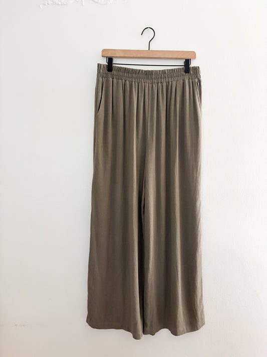 Melloday Wide Leg Easy Pants (L)