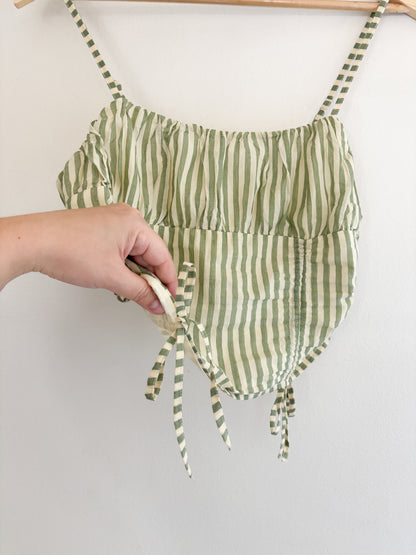 Urban Outfitters Striped Green Tank Top (M)
