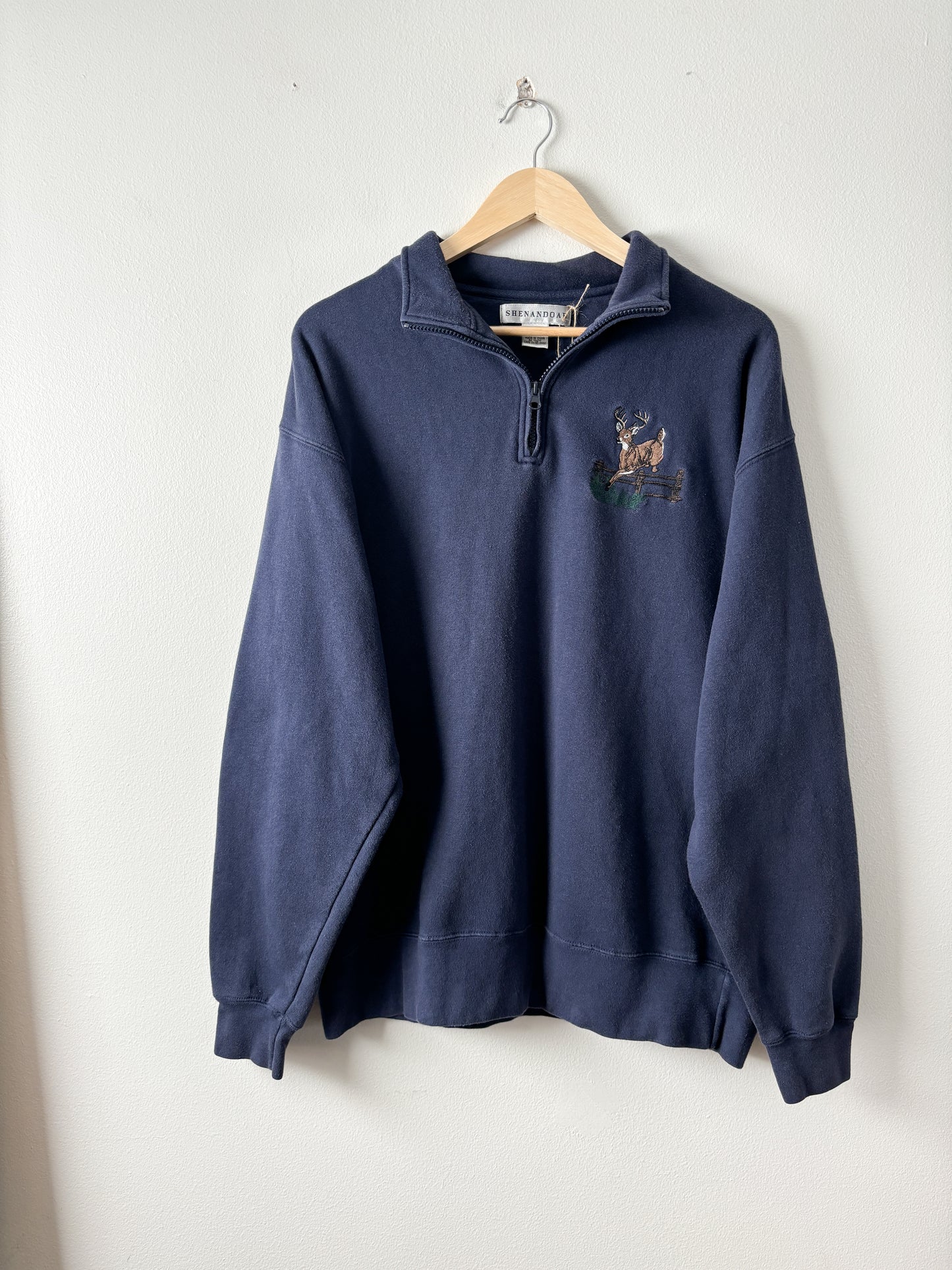 Vintage Deer Quarter zip