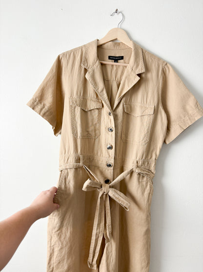 Banana Republic Linen Cotton Blend Jumpsuit