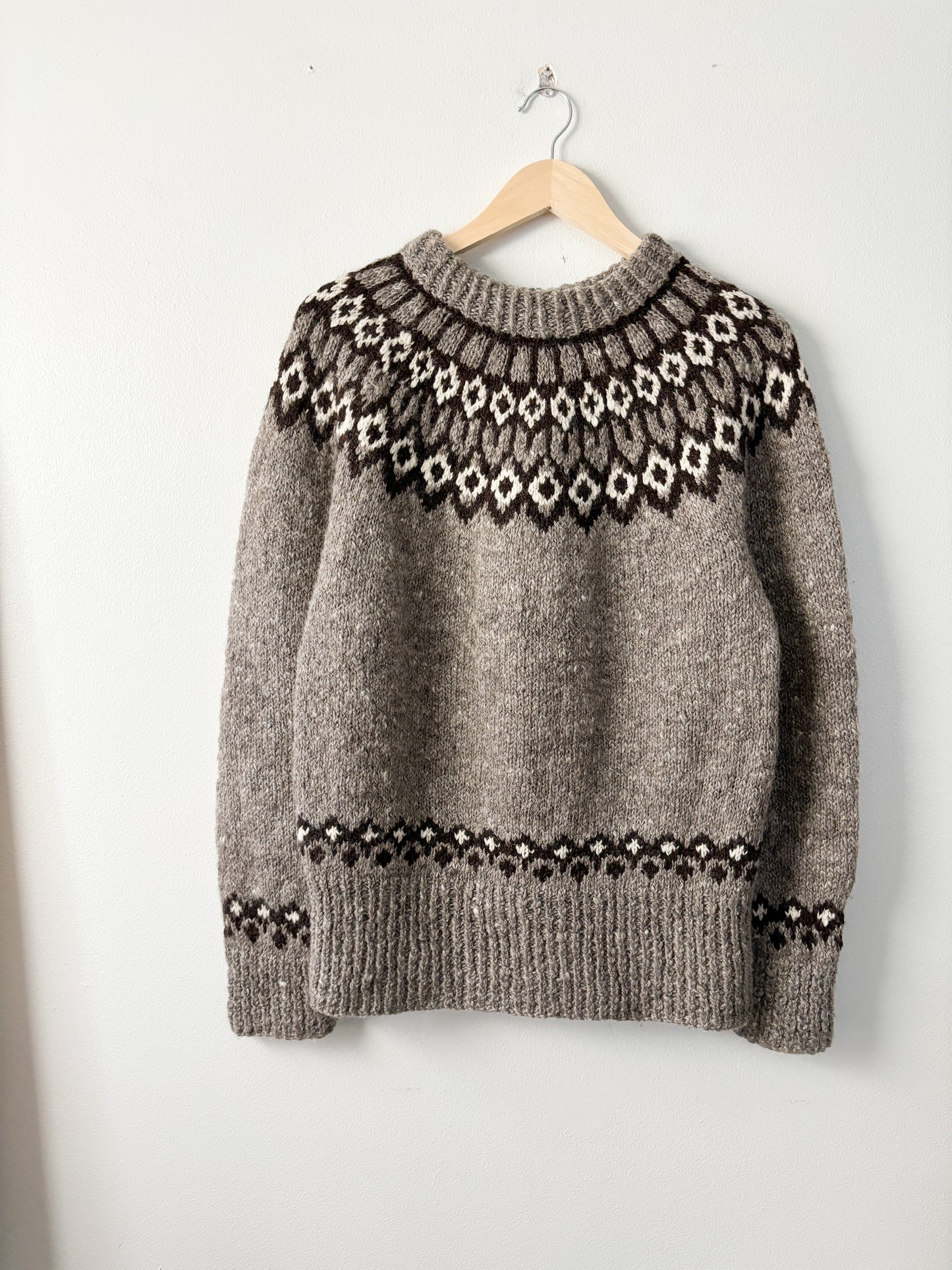 Hand Knit Fair Isle Sweater