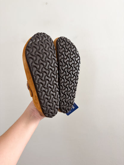 NWT Birkenstock Boston Suede Clogs