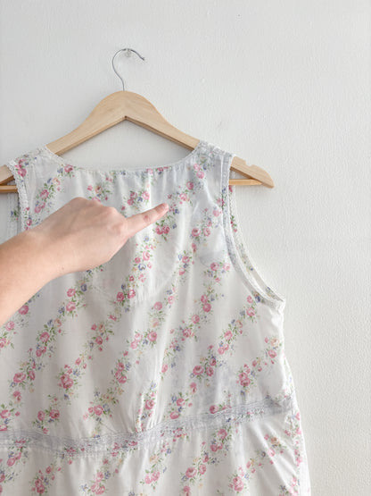 Vintage Laura Ashley Floral Tank Top (M/L)