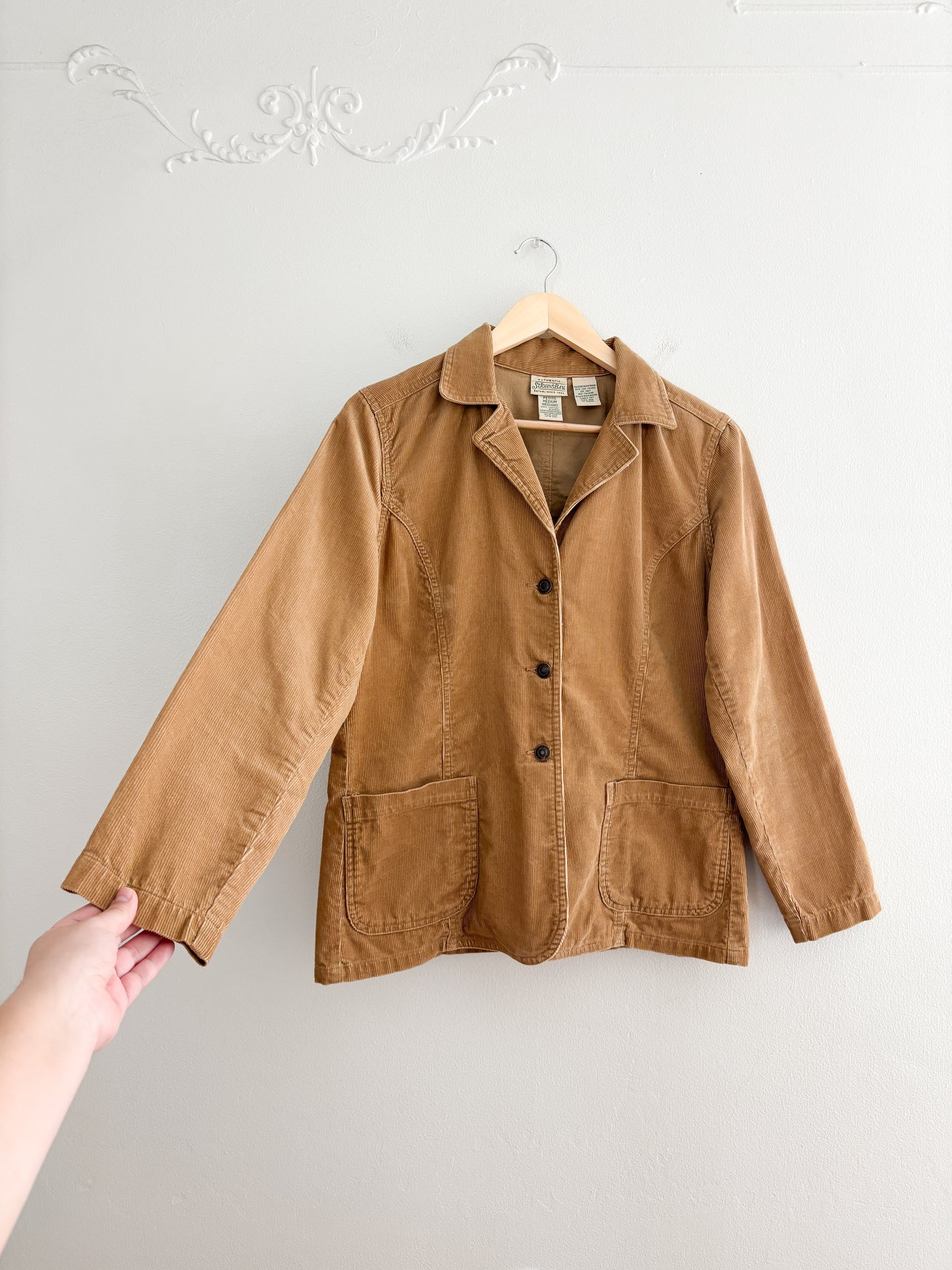 Vintage St John’s Bay Micro Cord Light Jacket (MP)