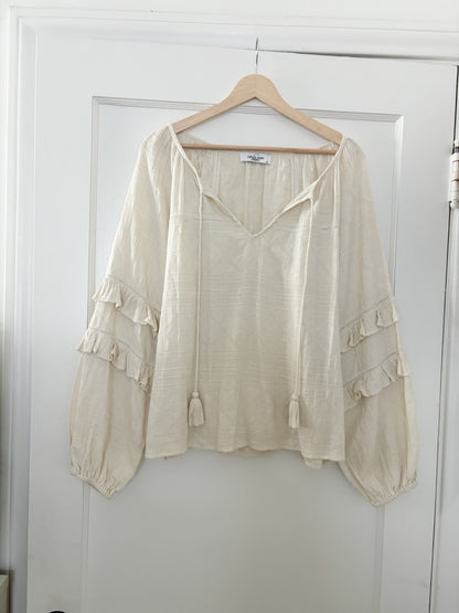 Carly Jean LA Halston blouse (M)