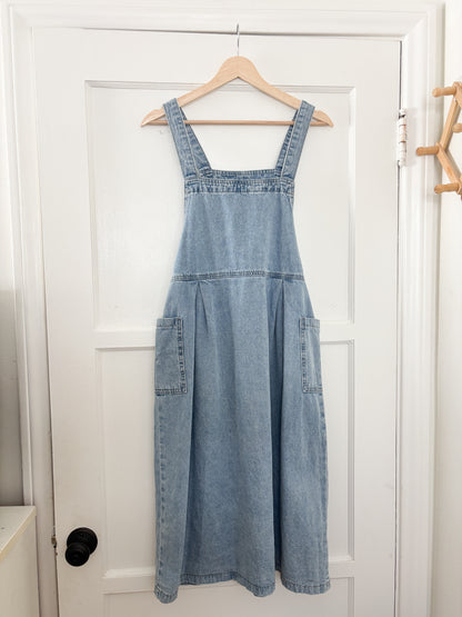 Denim Overall Dress (M)