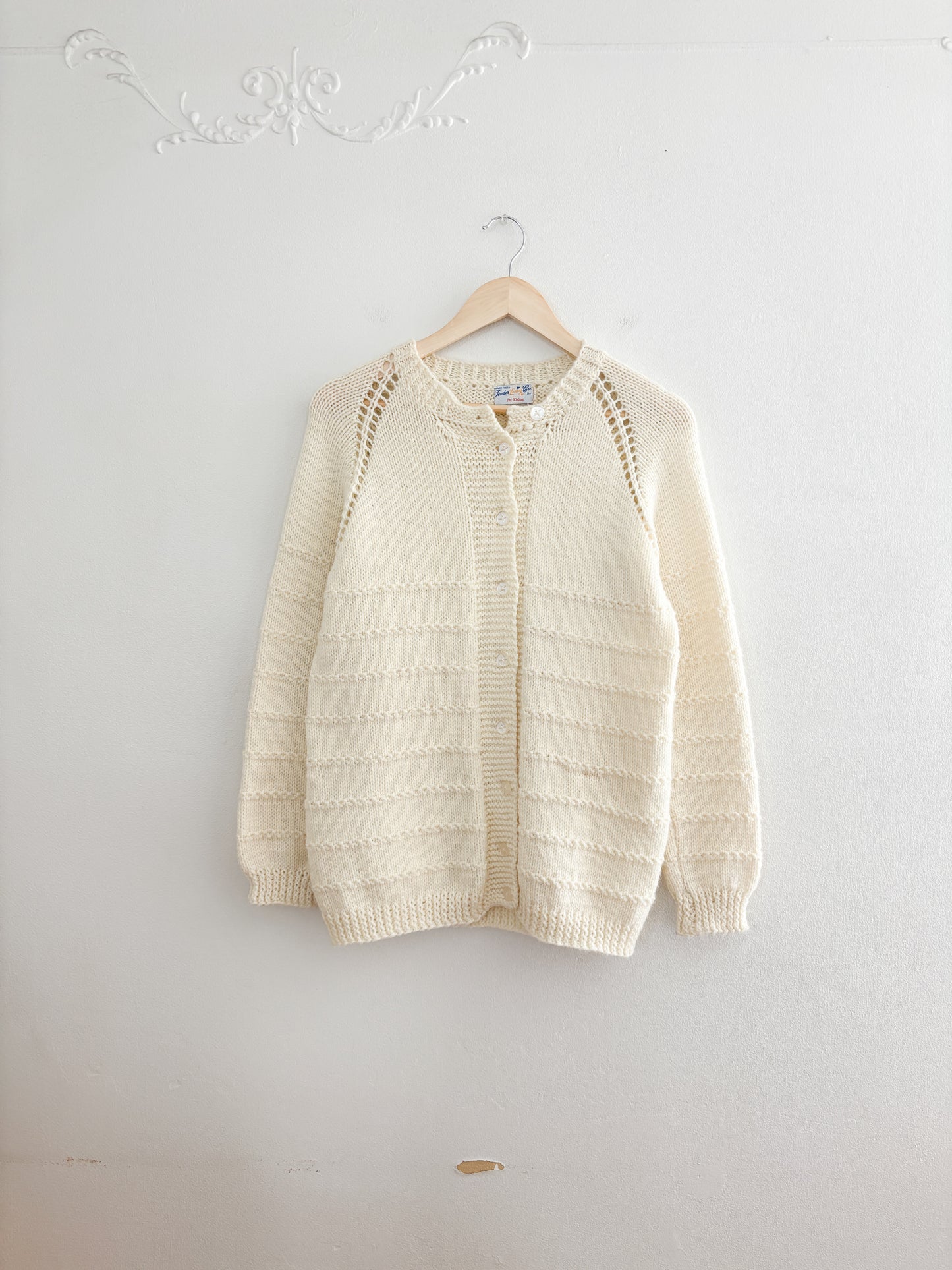 Vintage Handknit Cardigan (S)