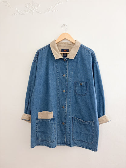 Vintage Route 66 Denim Jacket (L)
