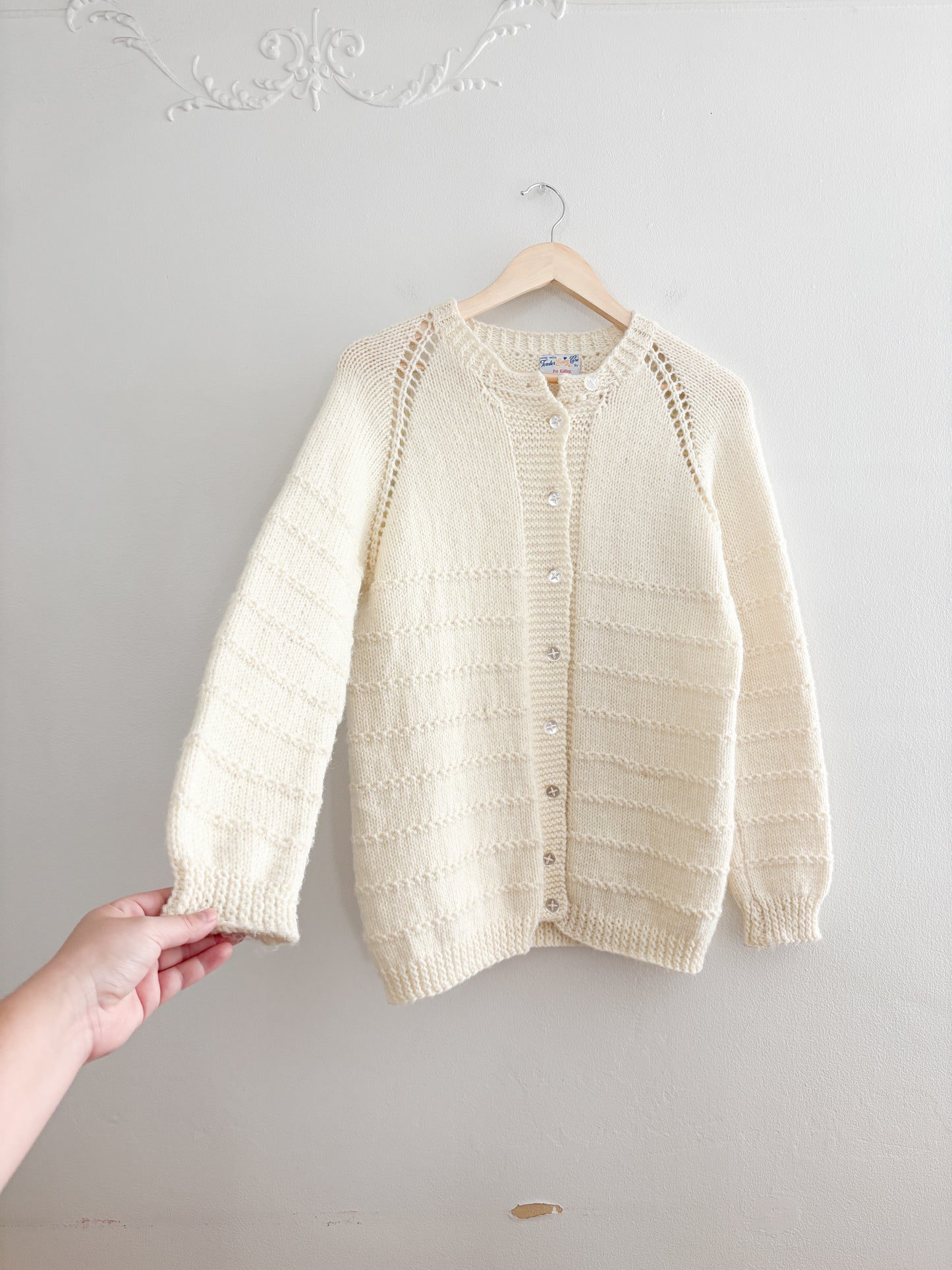 Vintage Handknit Cardigan (S)