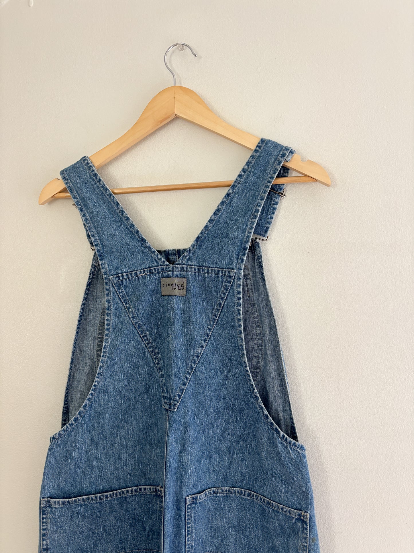 Vintage Riveted By Lee Denim Overalls (S/M)