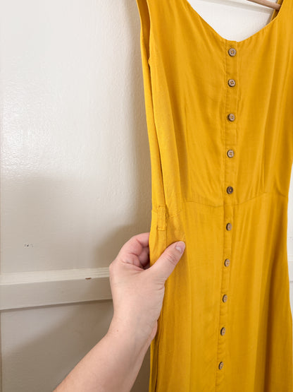 The Label Mustard Midi Dress (S)