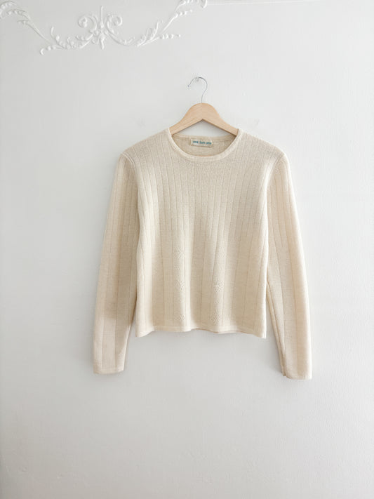 Vintage Cream Long Sleeve (S/M)