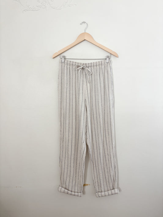 Vintage Striped Easy Pants (M)