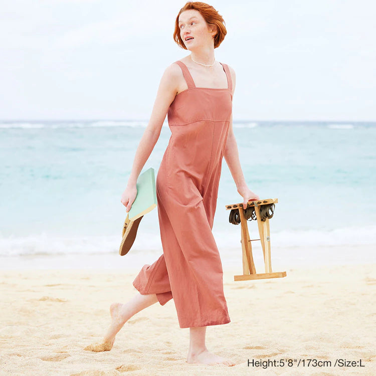 Uniqlo Linen Blend Jumpsuit (M)