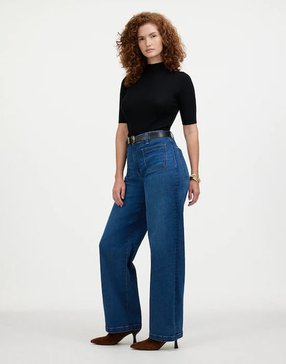 Madewell Curvy Emmett Wide Leg Jeans (33)