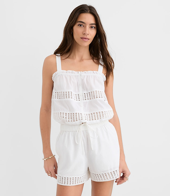 NWT Loft Beach White Set (XL)