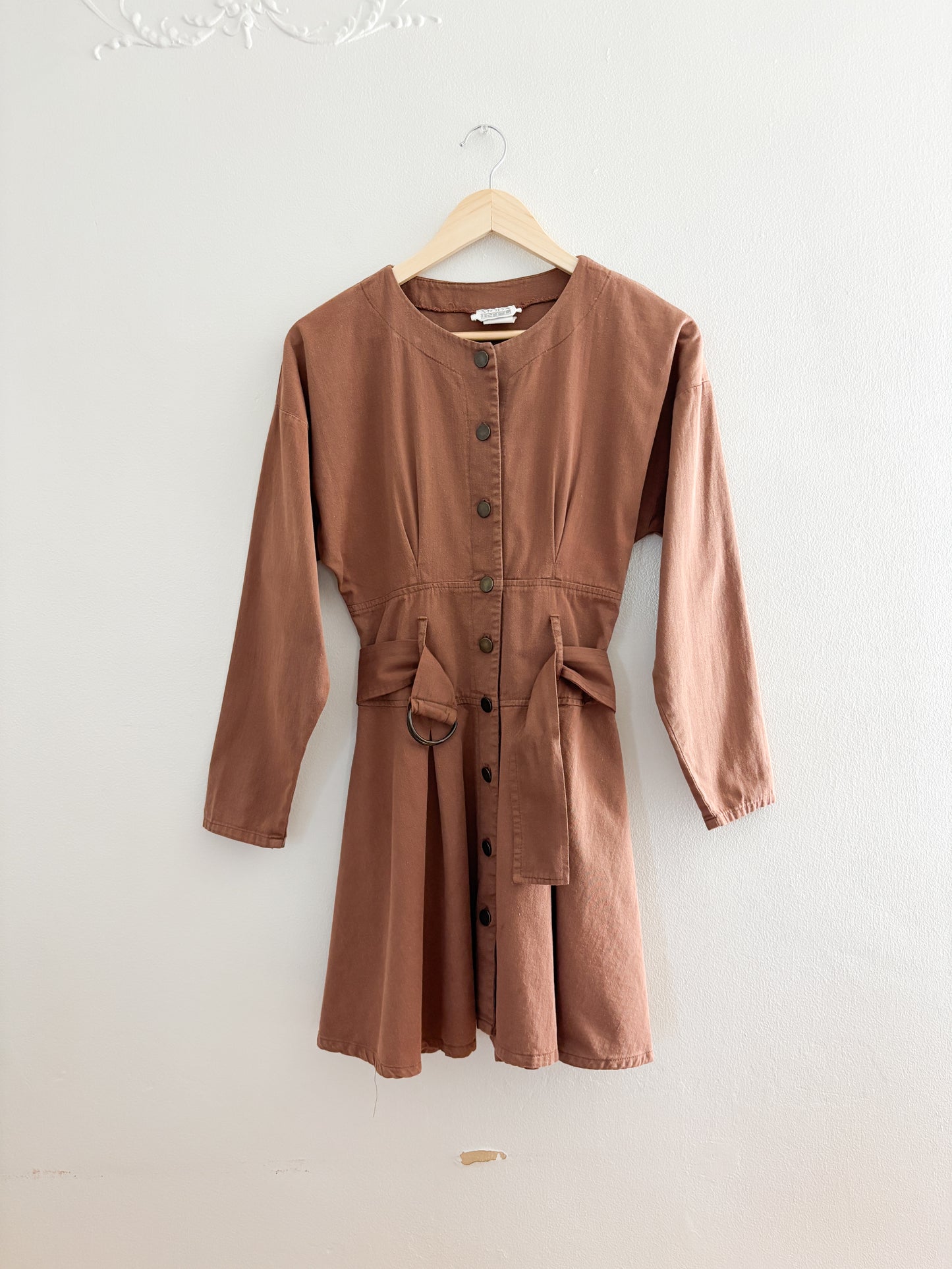 Vintage Brown Dress (XS/S)