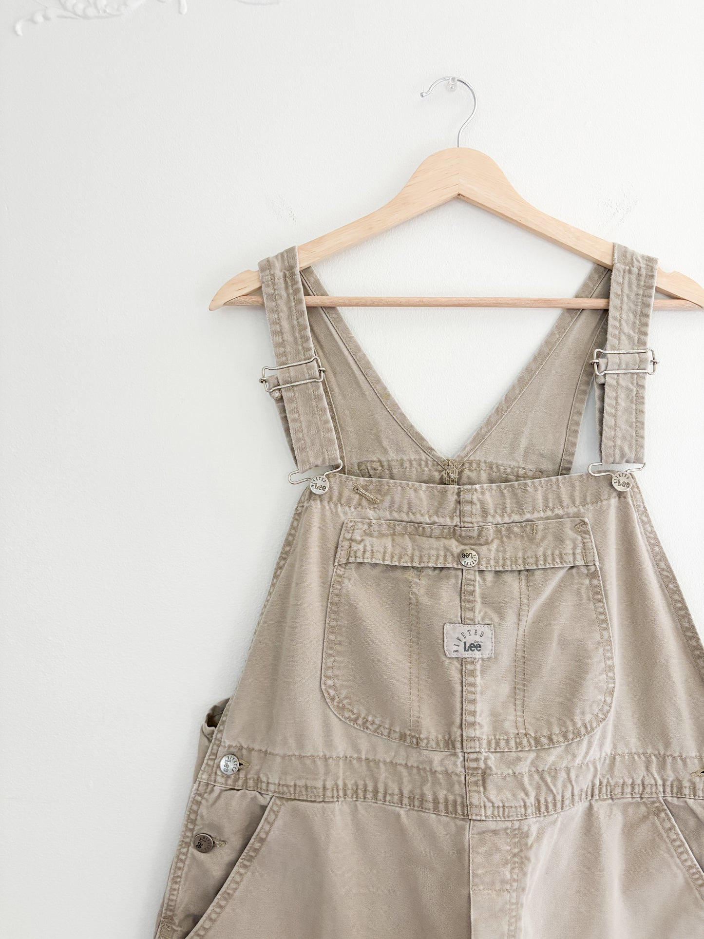 Vintage Riveted By Lee Khaki Shortalls