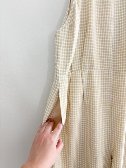 Greylin Gingham Jumpsuit (XL)