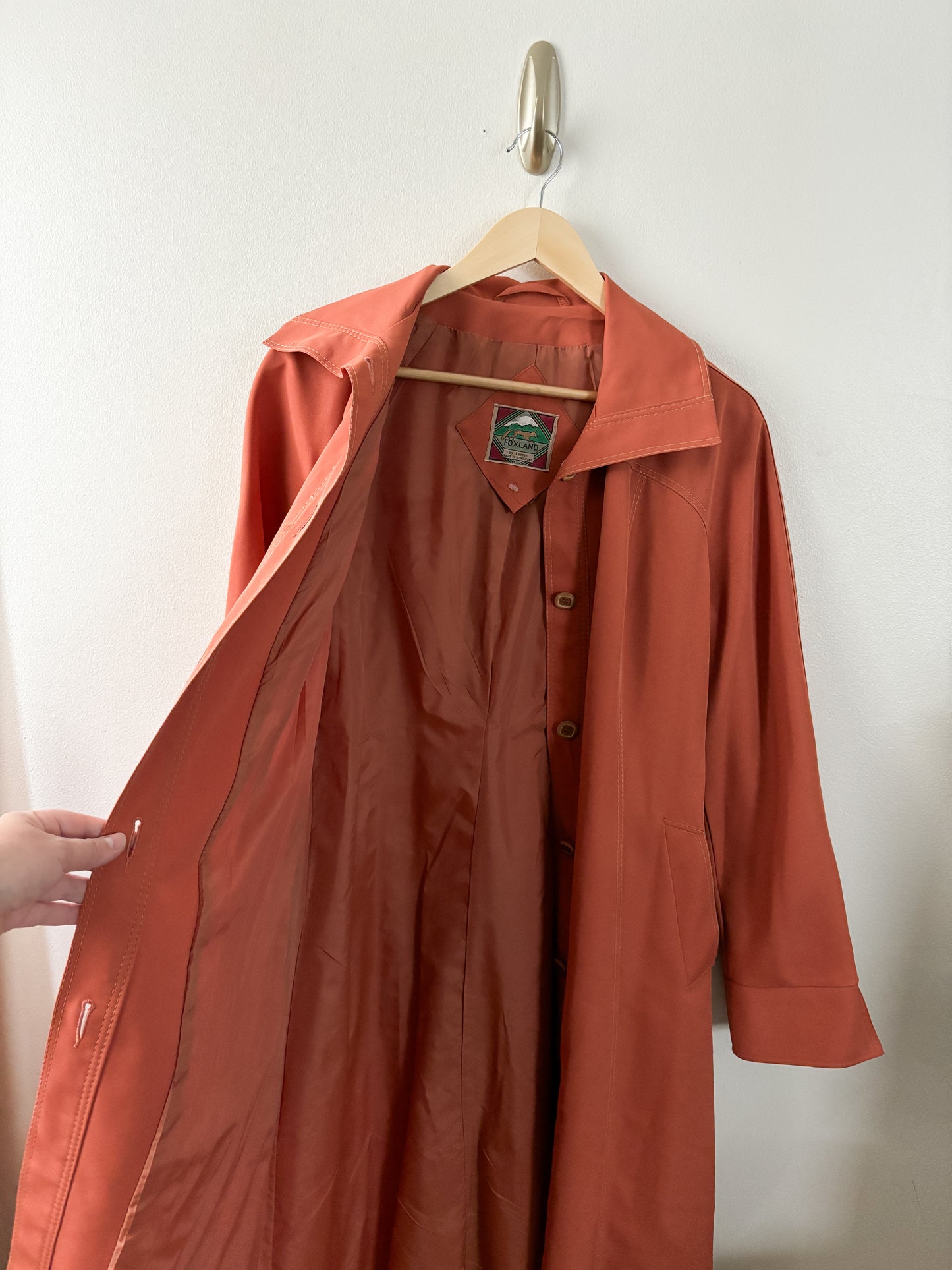 Vintage Foxland Trench Coat