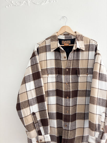Vintage Plaid Shacket (XL)
