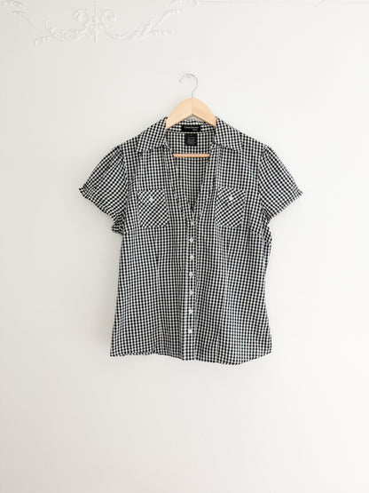 Vintage Gingham Top (L)