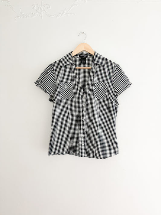 Vintage Gingham Top (L)