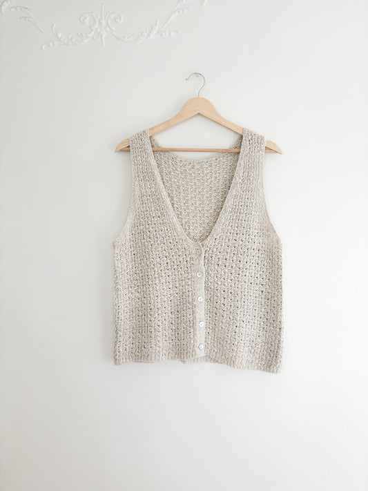 Oat Knit Tank Top