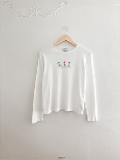 Vintage Snowman Long sleeve (M)