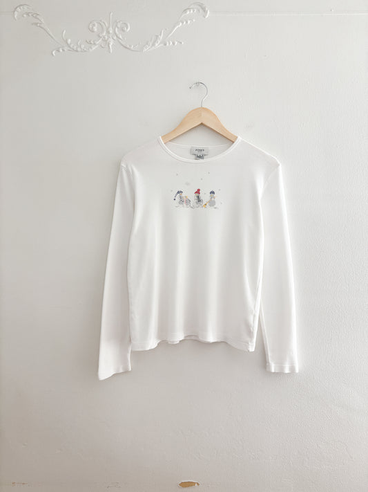Vintage Snowman Long sleeve (M)