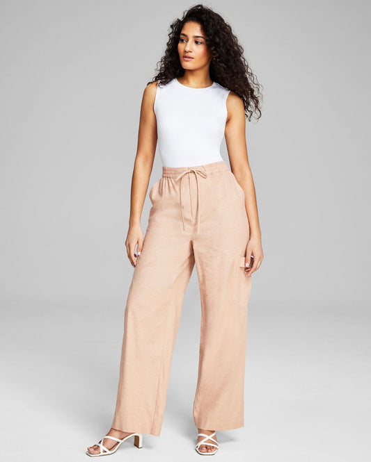 And Now This Easy Cargo Wide Leg Pants (M)
