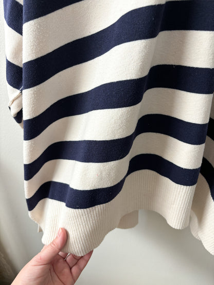 Free People Coastal Striped Quarter Zip