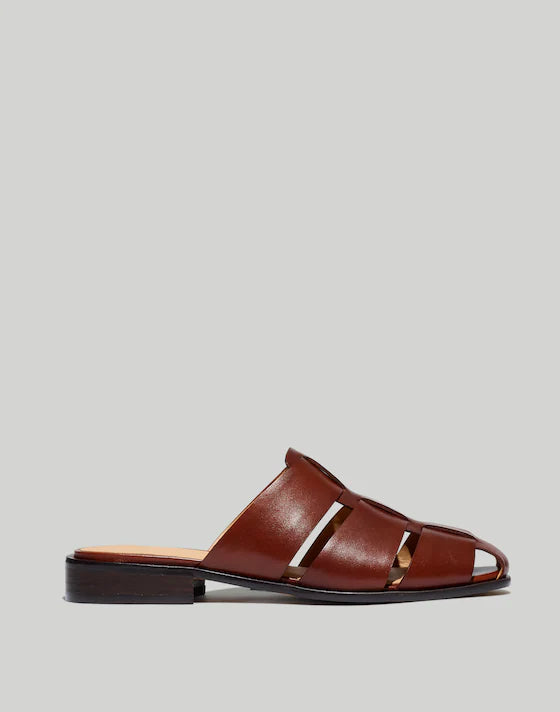 Madewell Dixson Fisherman Leather Mules