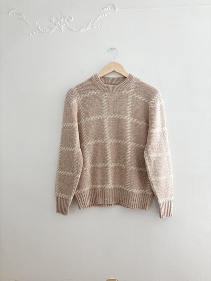 Vintage Plaid Sweater