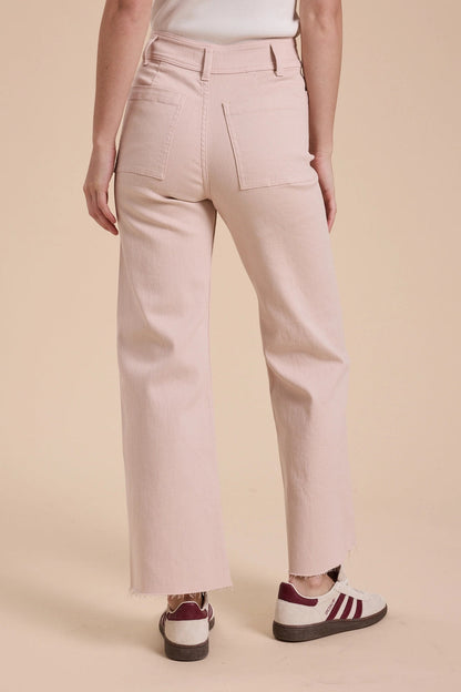 NEW Miou Muse Light Pink Wide Leg Pants (S)