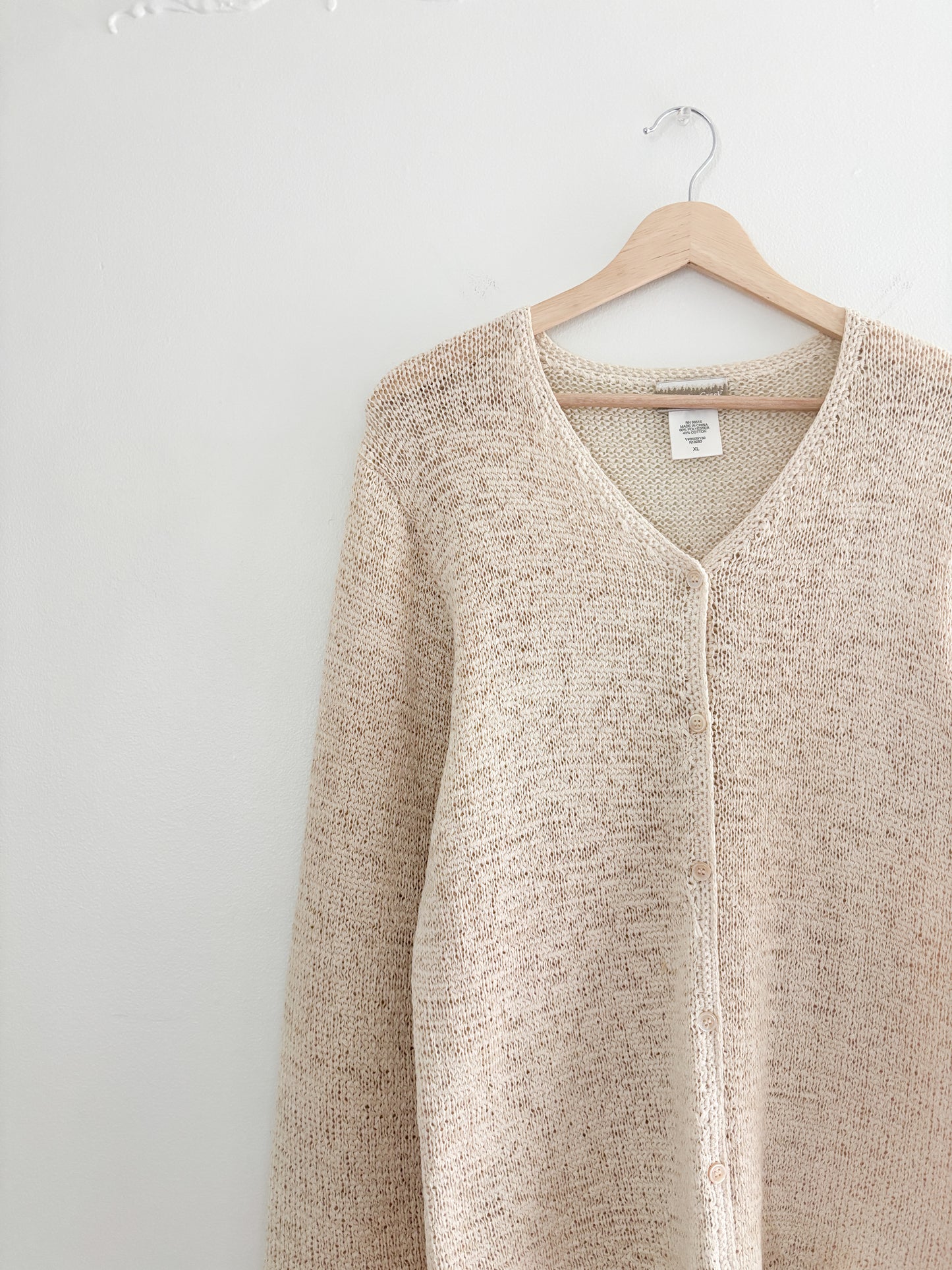 Vintage Knit Cardigan (XL)