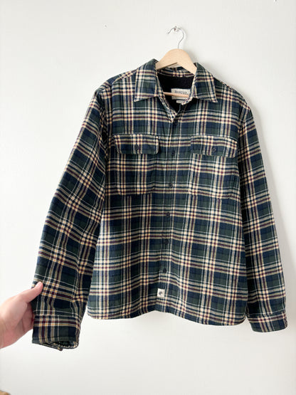 Boston Trader Plaid Sherpa Lined Flannel