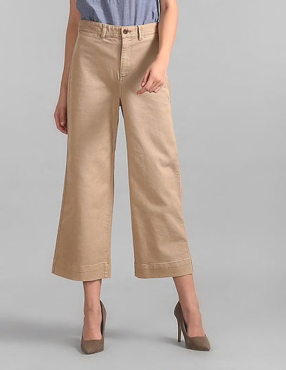 Gap High Rise Wide Leg Crop Pants (14)