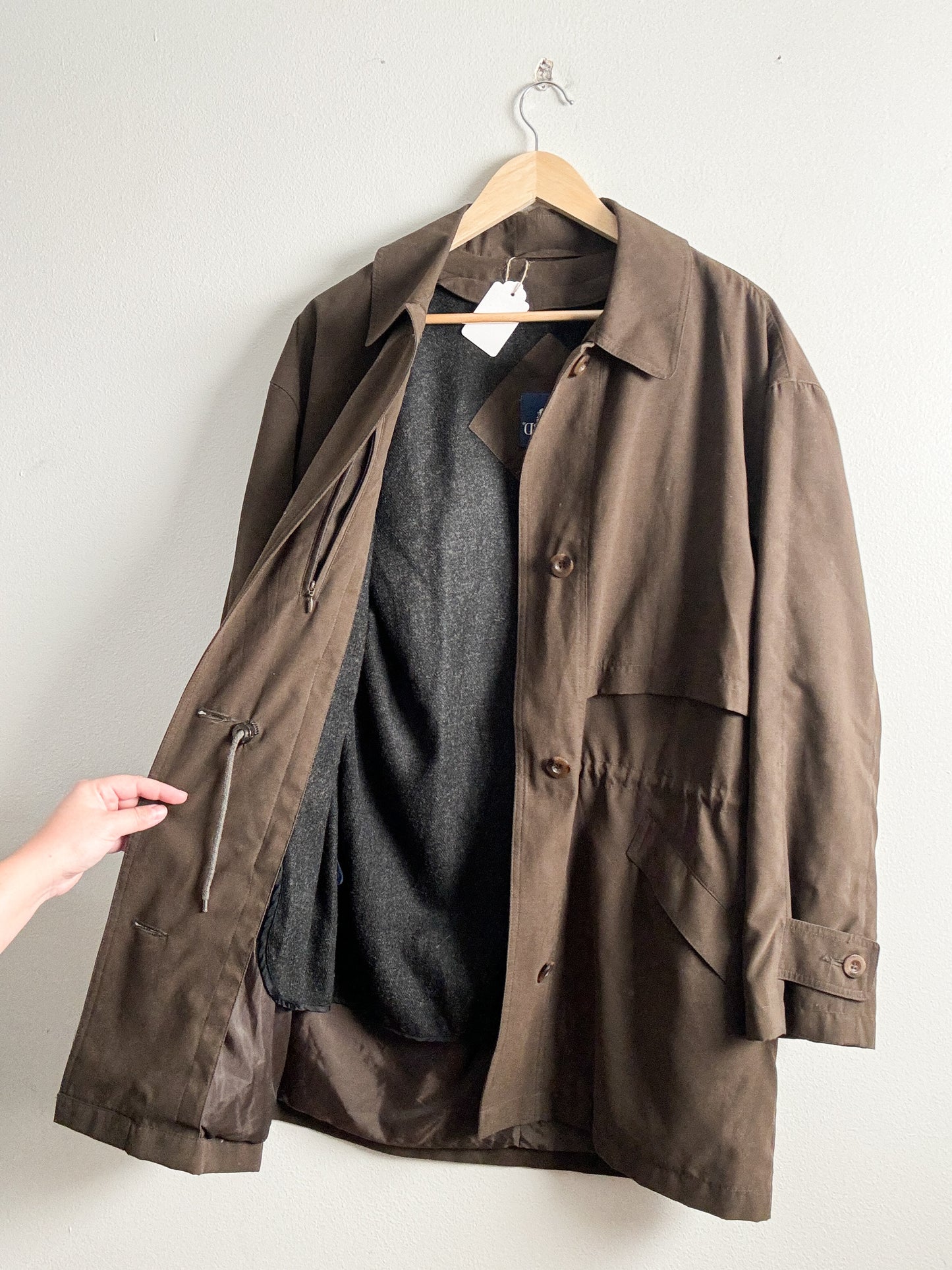 Vintage Brown Trench Coat