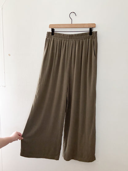 Melloday Wide Leg Easy Pants (L)