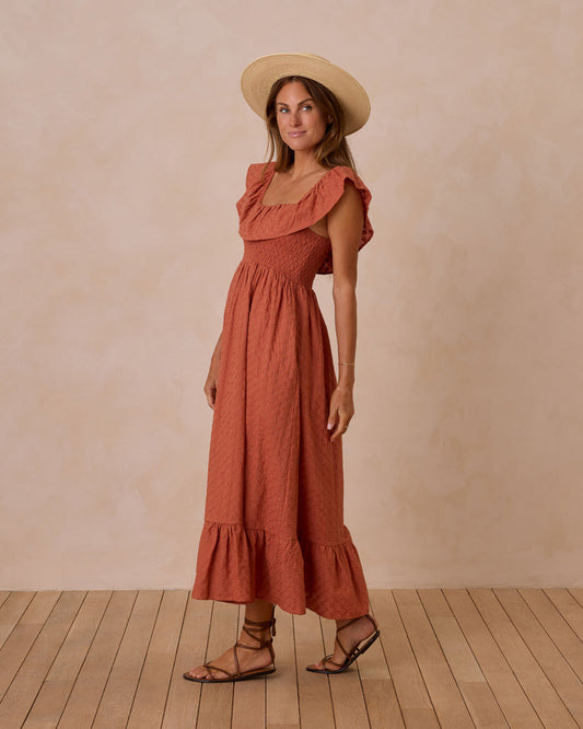 NWT Rylee + Cru Gia Ruffle Smocked Dress