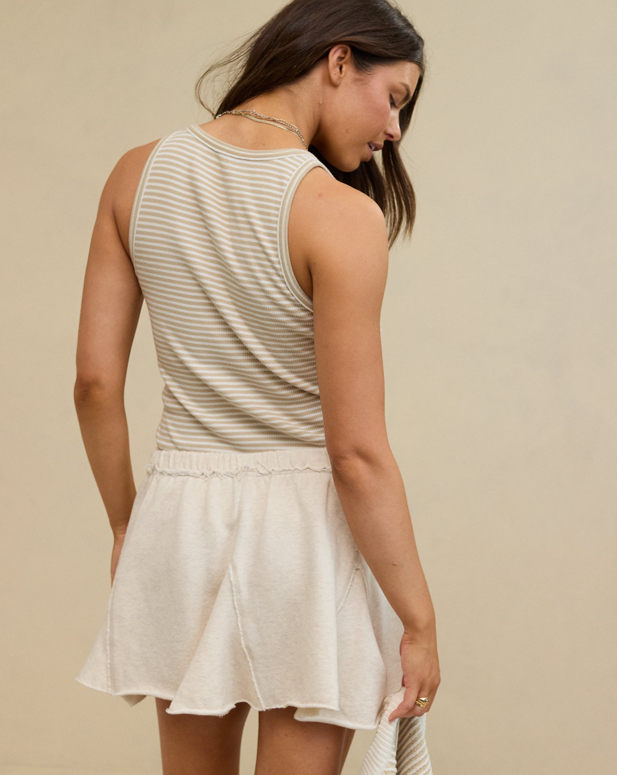 Aerie Striped Ribbed Tank Top (XXL)
