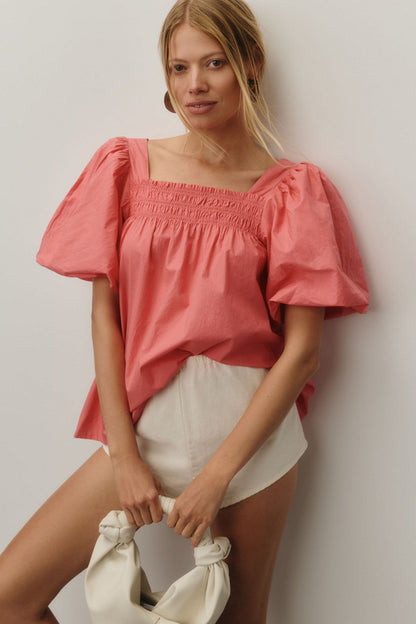 Maeve (Anthropologie) Puff Sleeve Top