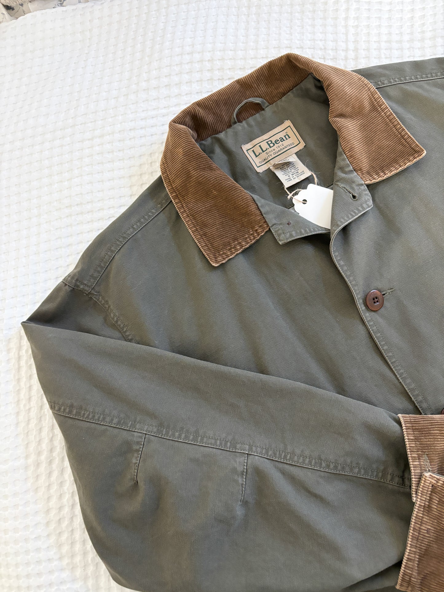 Vintage LL Bean Olive Chore Coat